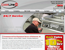 Tablet Screenshot of cookline360.com